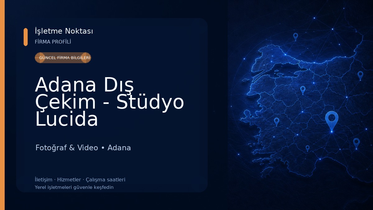 Adana Dış Çekim - Stüdyo Lucida Fotoğraf & Video