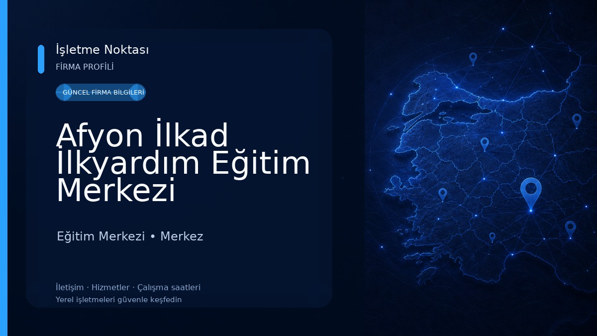 Afyon İlkad İlkyardım Eğitim Merkezi Eğitim Merkezi