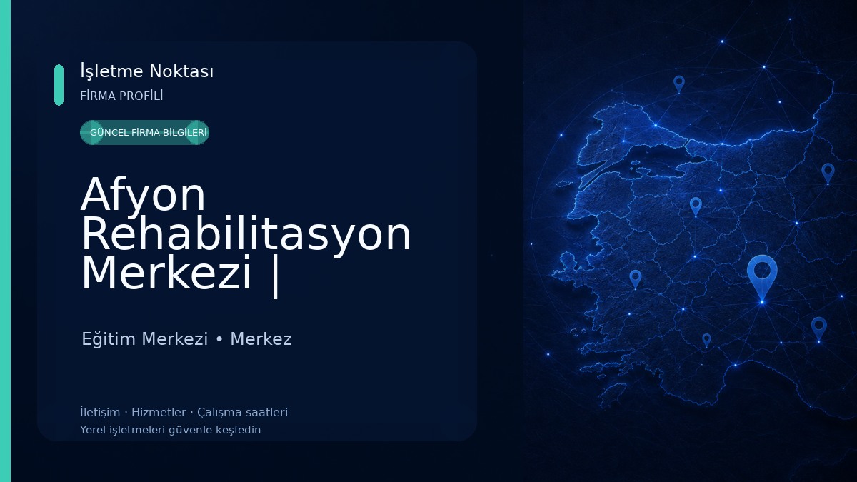 Afyon Rehabilitasyon Merkezi | Akarçay Özel Eğitim Eğitim Merkezi