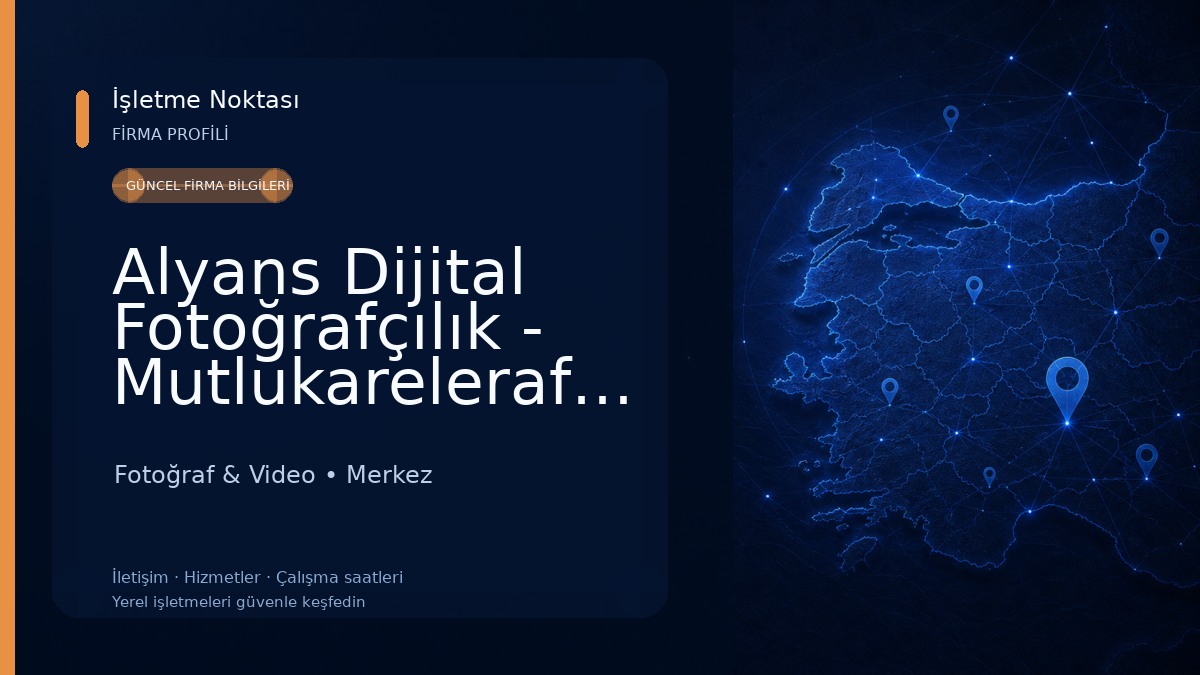 Alyans Dijital Fotoğrafçılık - Mutlukarelerafyon Fotoğraf & Video