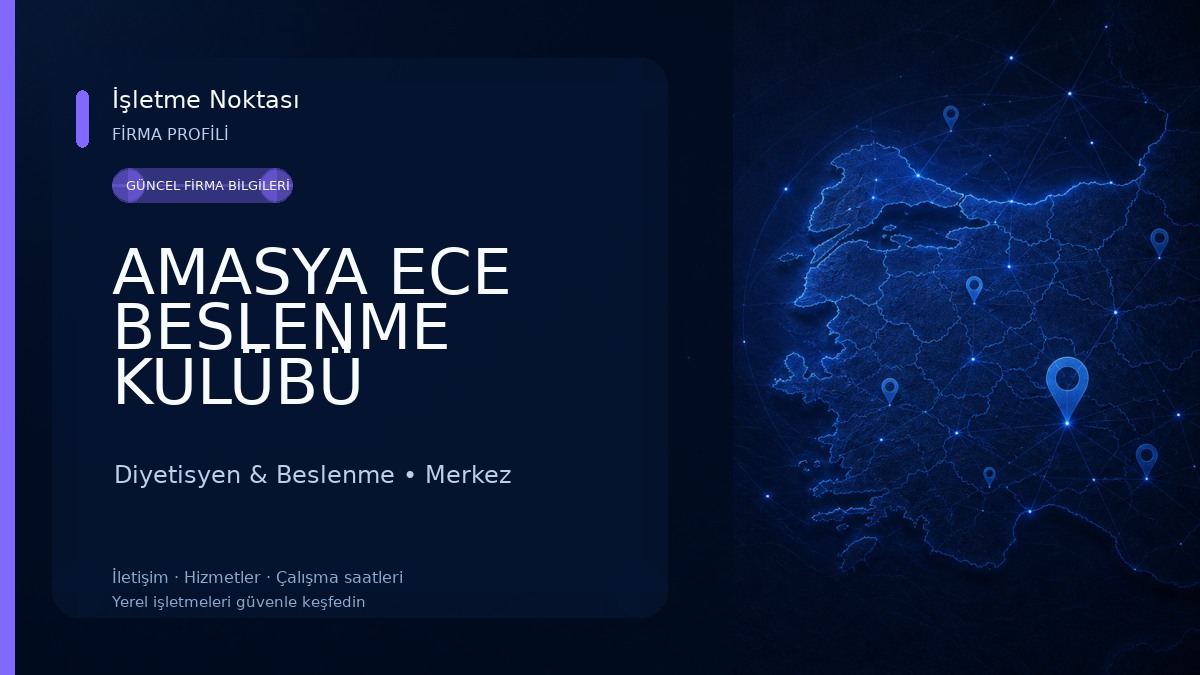 AMASYA ECE BESLENME KULÜBÜ Diyetisyen & Beslenme