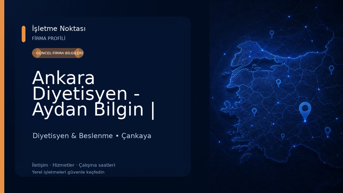 Ankara Diyetisyen - Aydan Bilgin | Çankaya Diyetisyen Diyetisyen & Beslenme