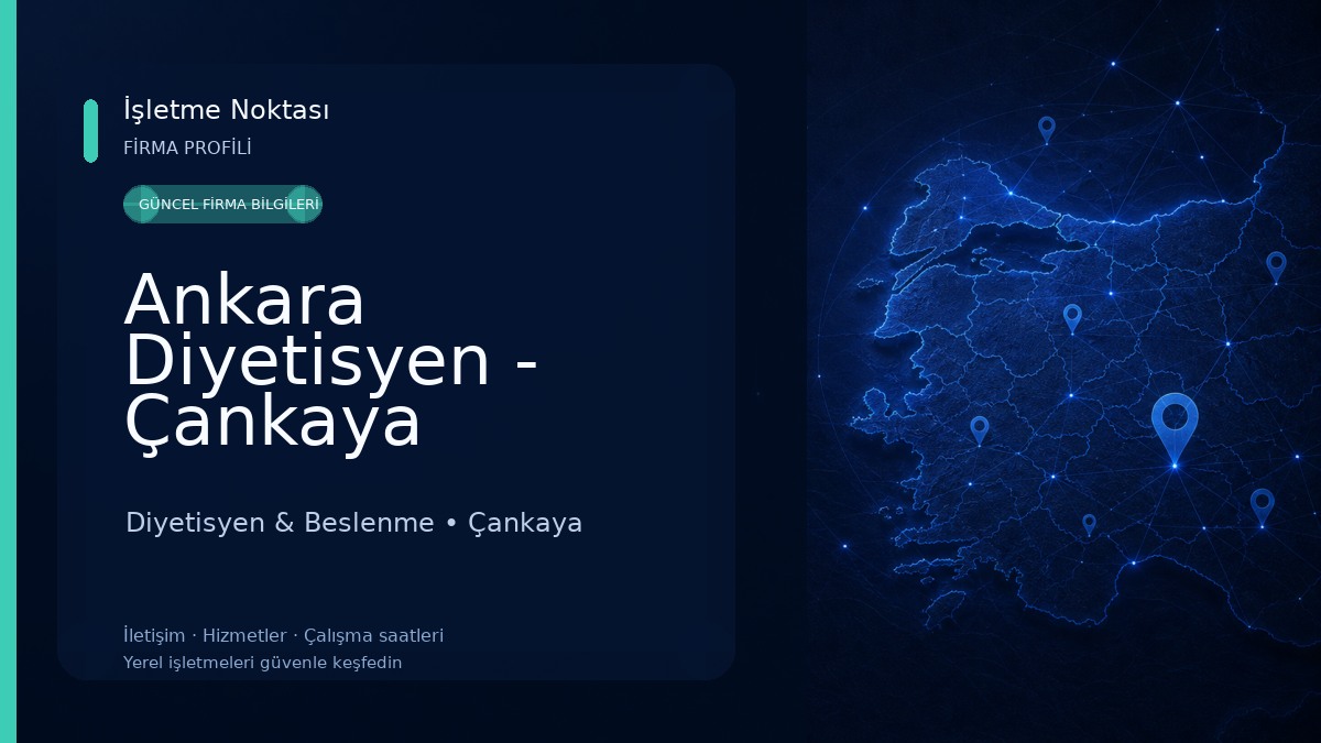 Ankara Diyetisyen - Çankaya Diyetisyen DiyetWorks Diyetisyen & Beslenme