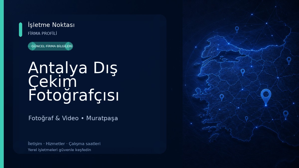 Antalya Dış Çekim Fotoğrafçısı 