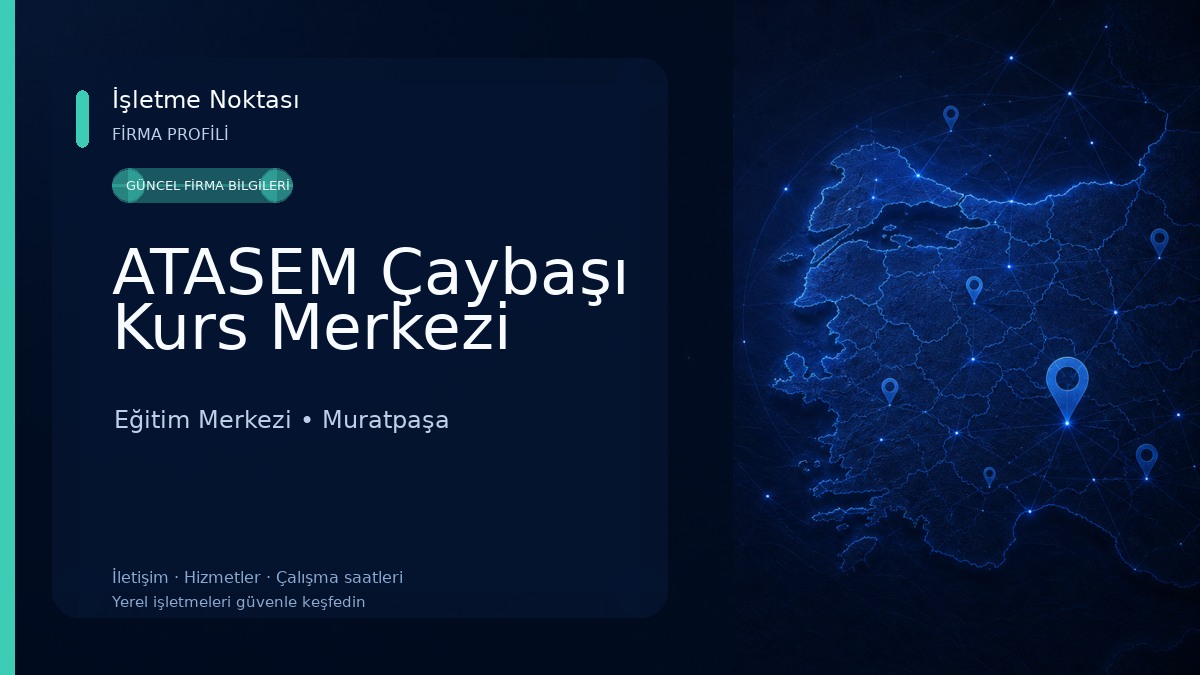 ATASEM Çaybaşı Kurs Merkezi Eğitim Merkezi
