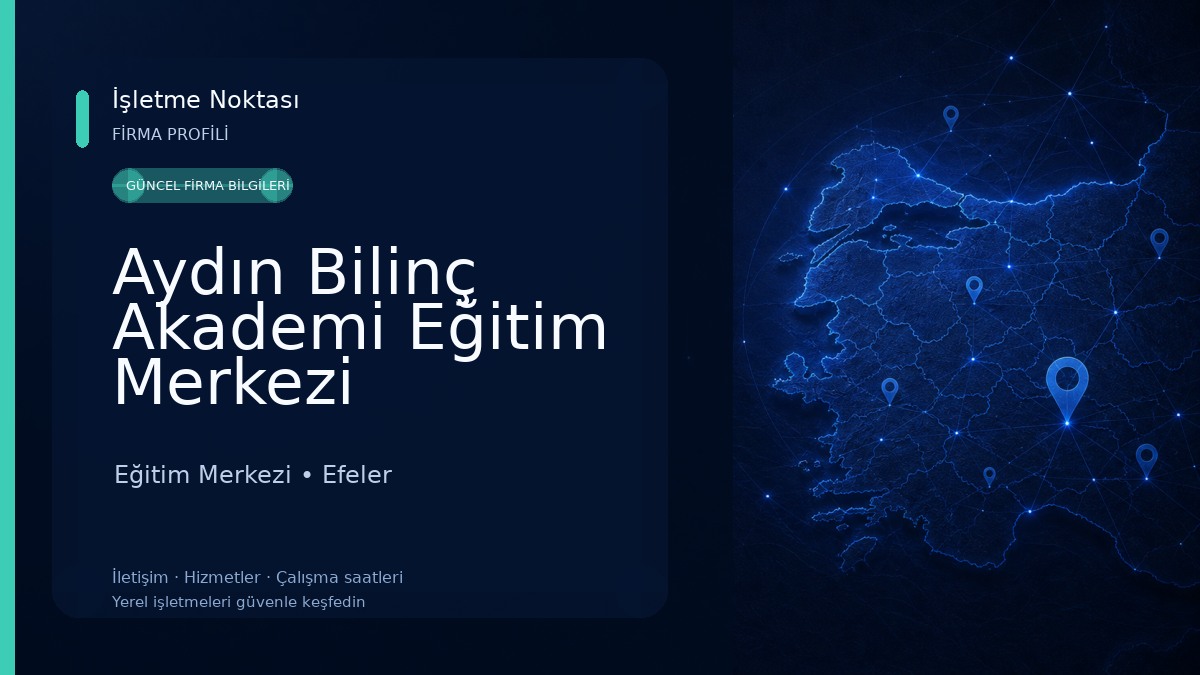 Aydın Bilinç Akademi Eğitim Merkezi Eğitim Merkezi