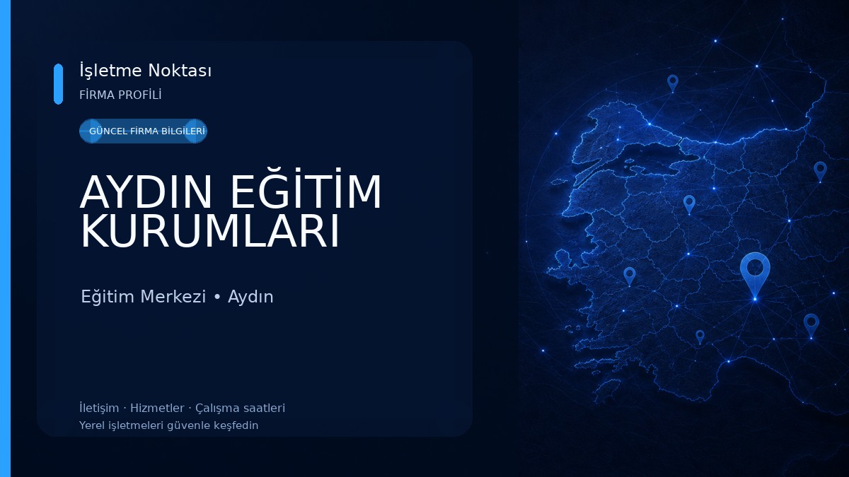 AYDIN EĞİTİM KURUMLARI Eğitim Merkezi