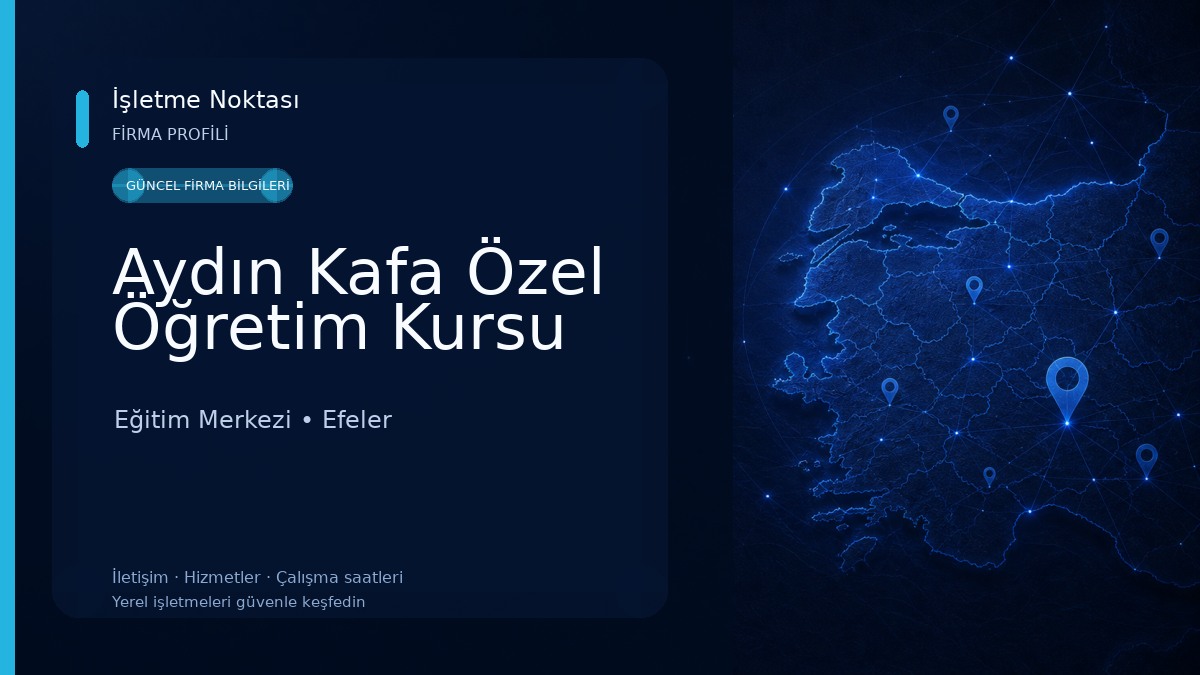 Aydın Kafa Özel Öğretim Kursu Eğitim Merkezi