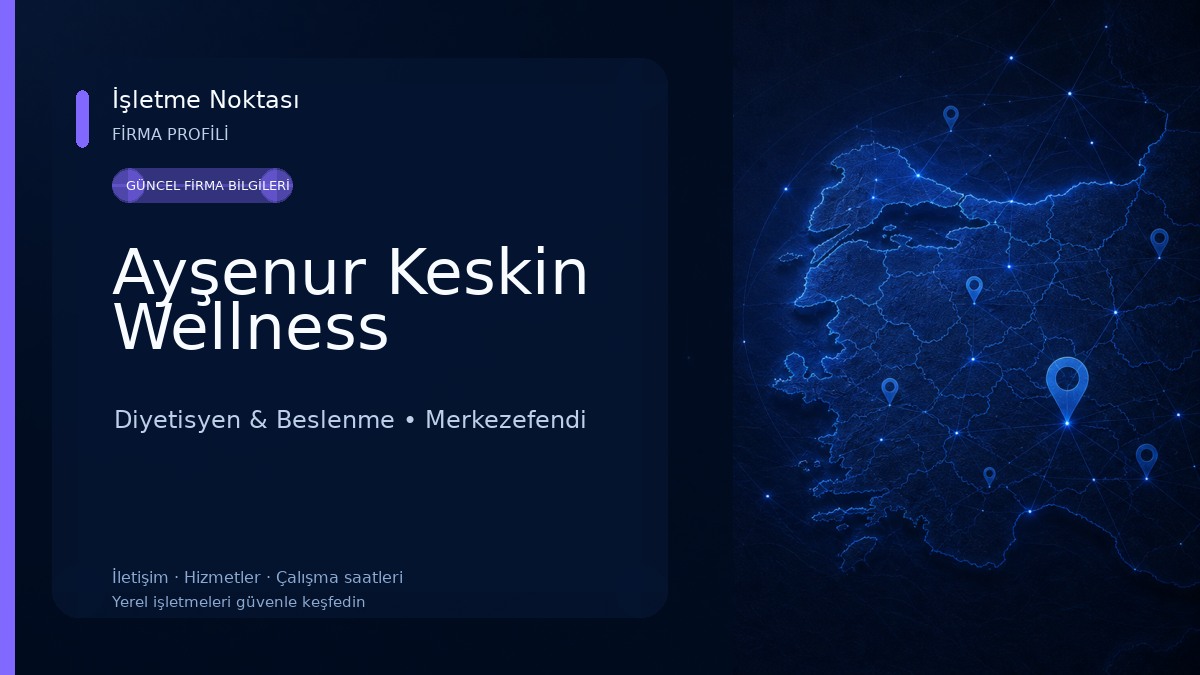 Ayşenur Keskin Wellness Diyetisyen & Beslenme