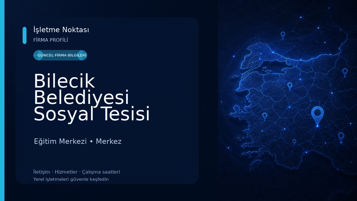 Bilecik Belediyesi Sosyal Tesisi Cemal Süreya Bebek ve Çocuk Atölyesi 