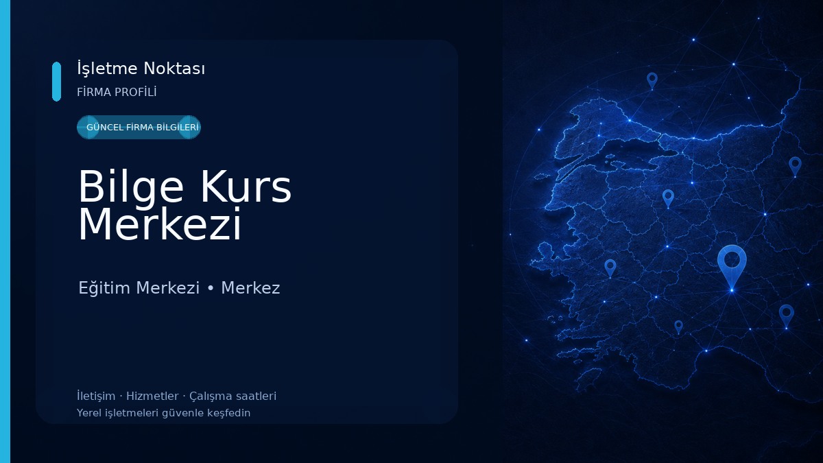 Bilge Kurs Merkezi Eğitim Merkezi