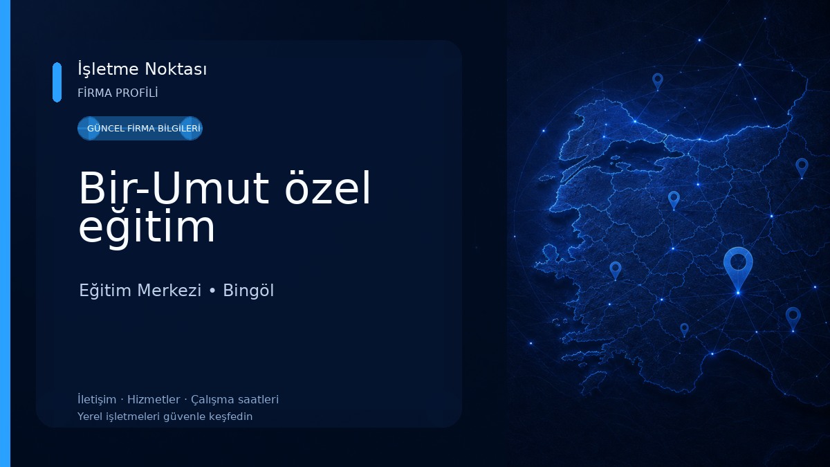 Bir-Umut özel eğitim Eğitim Merkezi