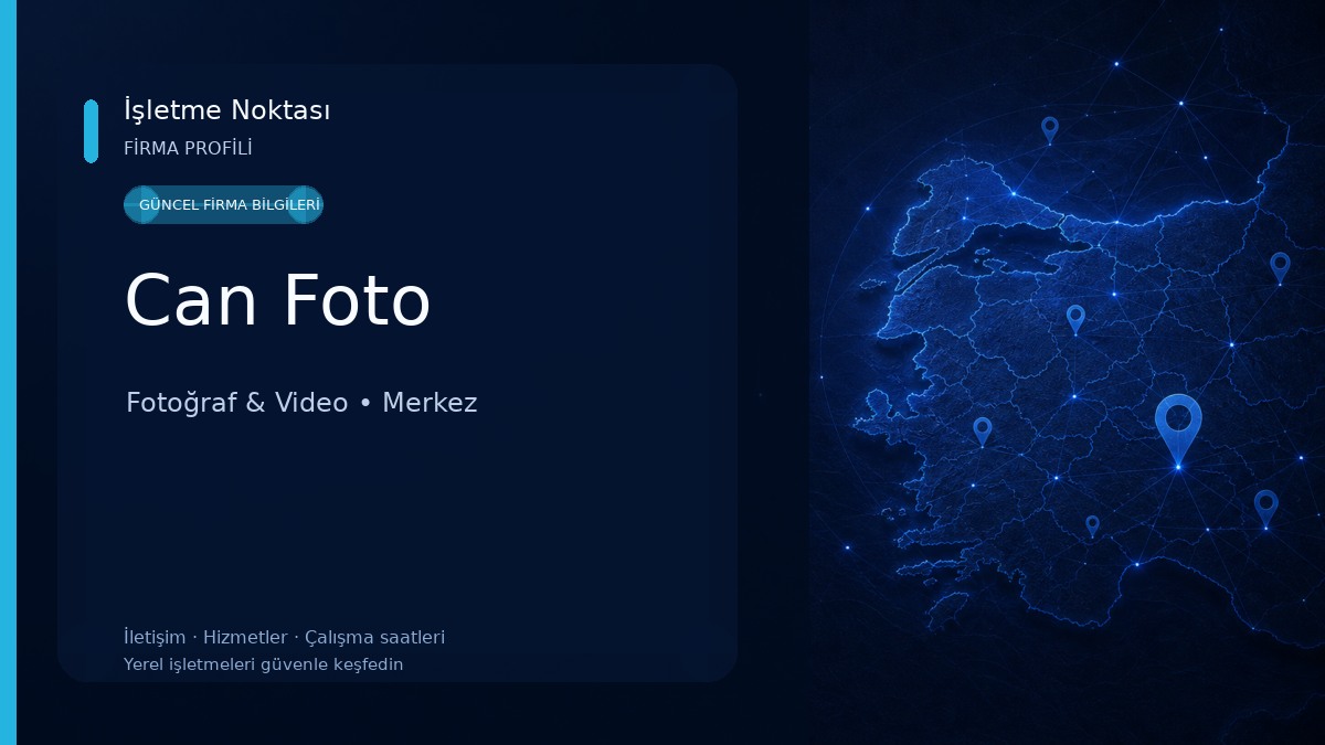 Can Foto Fotoğraf & Video