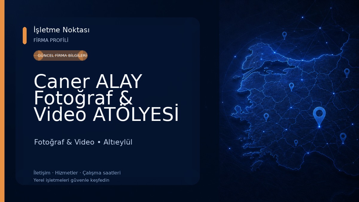 Caner ALAY Fotoğraf & Video ATÖLYESİ Fotoğraf & Video