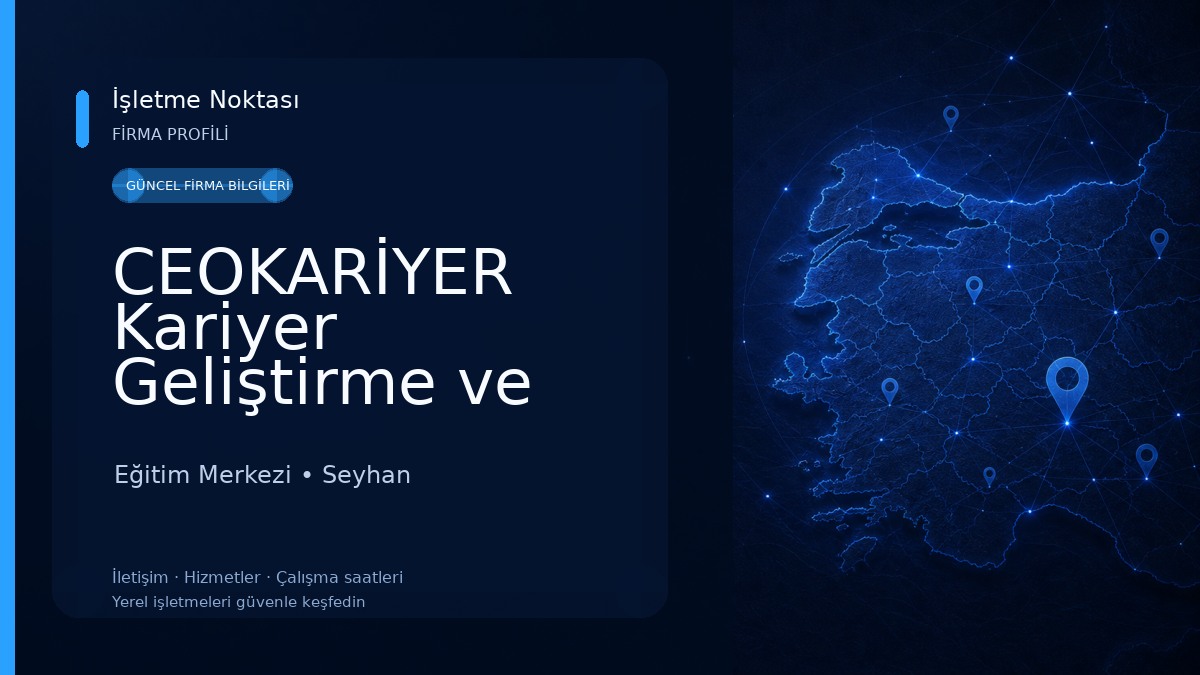 CEOKARİYER Kariyer Geliştirme ve Planlama Merkezi Eğitim Merkezi