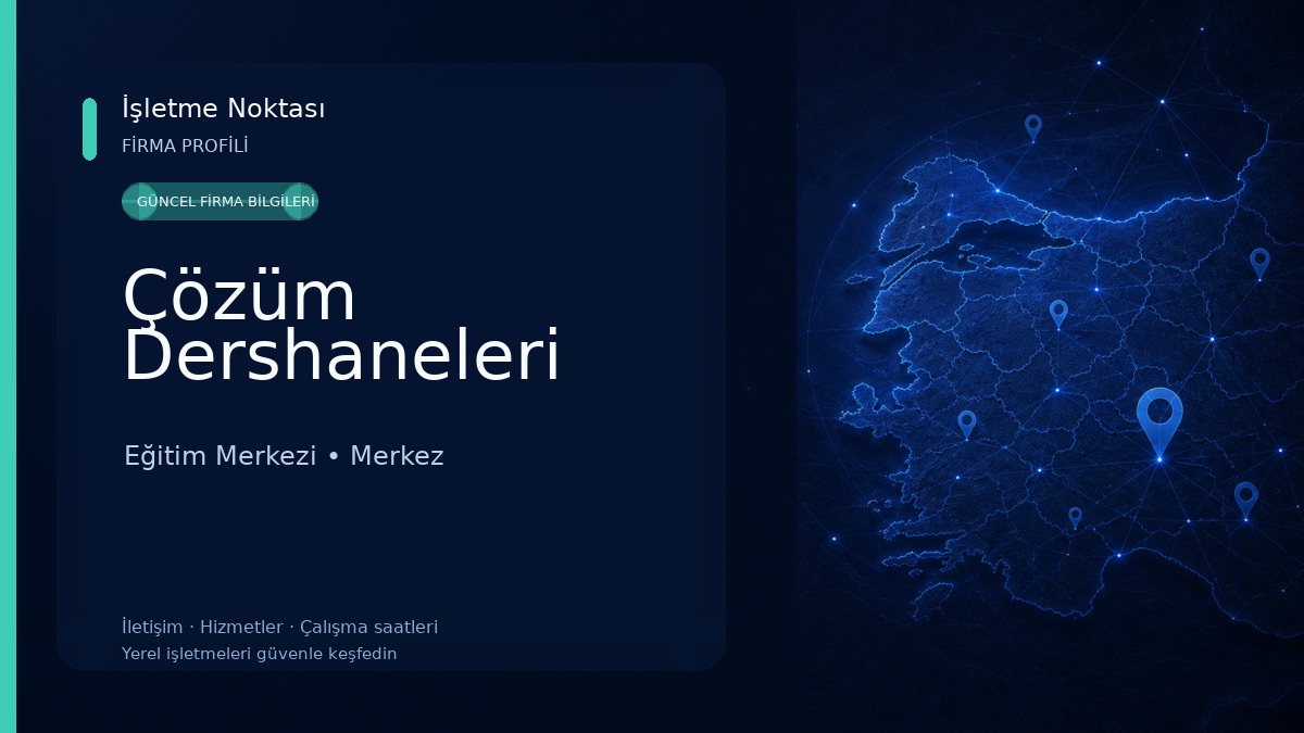 Çözüm Dershaneleri Eğitim Merkezi