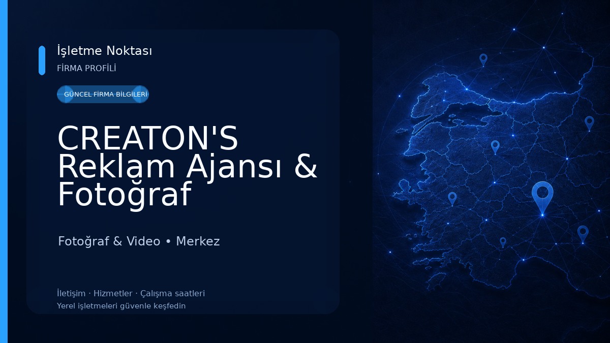 CREATON'S Reklam Ajansı & Fotoğraf Stüdyosu Fotoğraf & Video