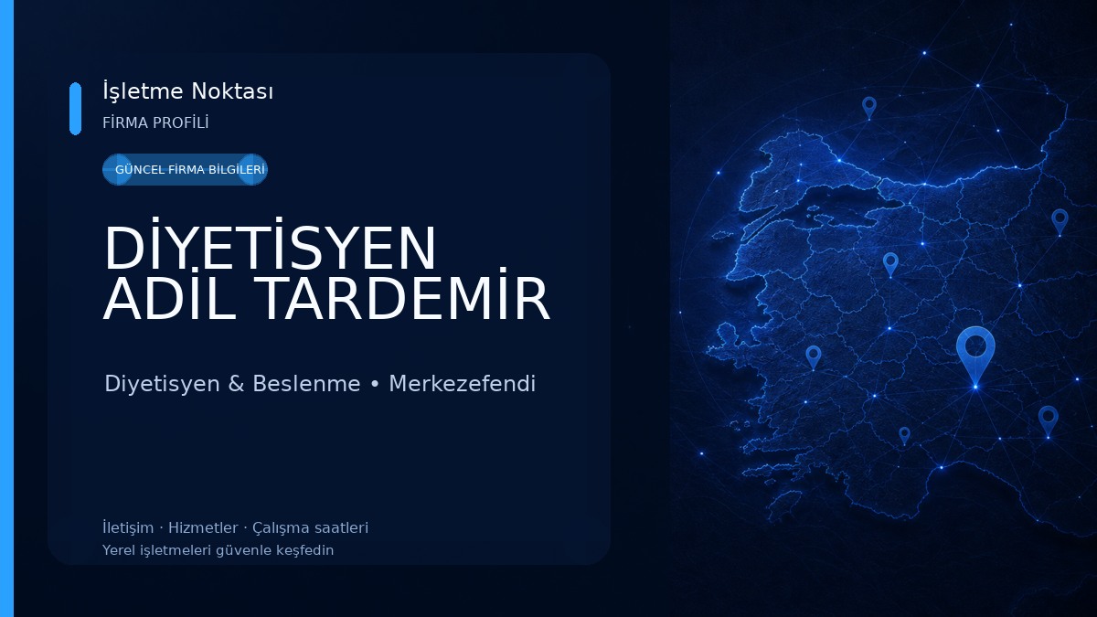 DİYETİSYEN ADİL TARDEMİR Diyetisyen & Beslenme