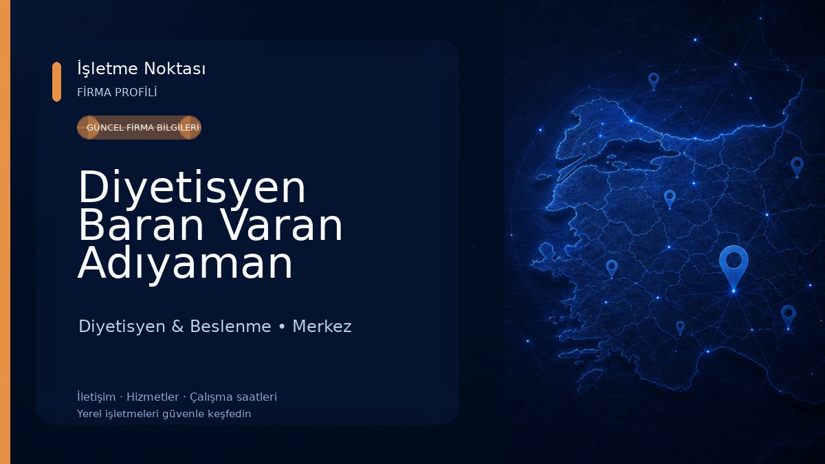 Diyetisyen Baran Varan Adıyaman 
