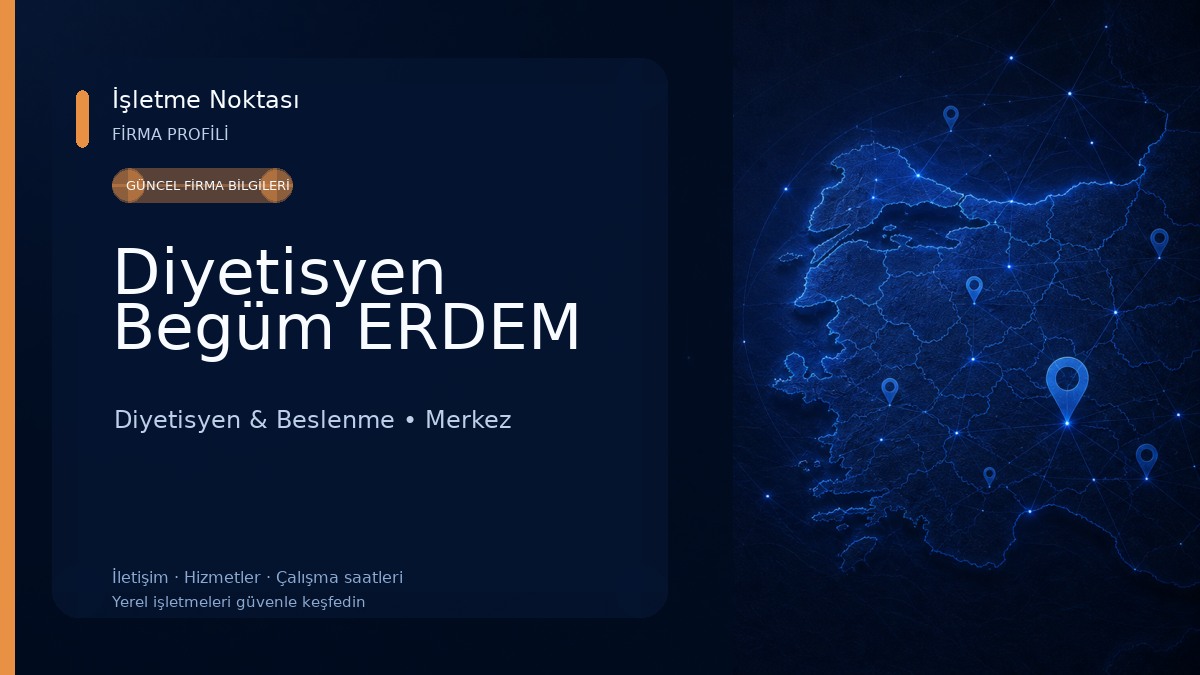 Diyetisyen Begüm ERDEM Diyetisyen & Beslenme