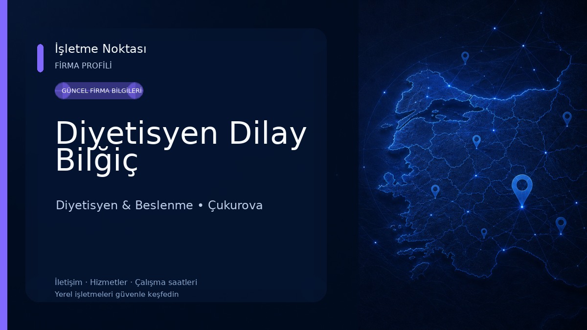 Diyetisyen Dilay Bilğiç Diyetisyen & Beslenme