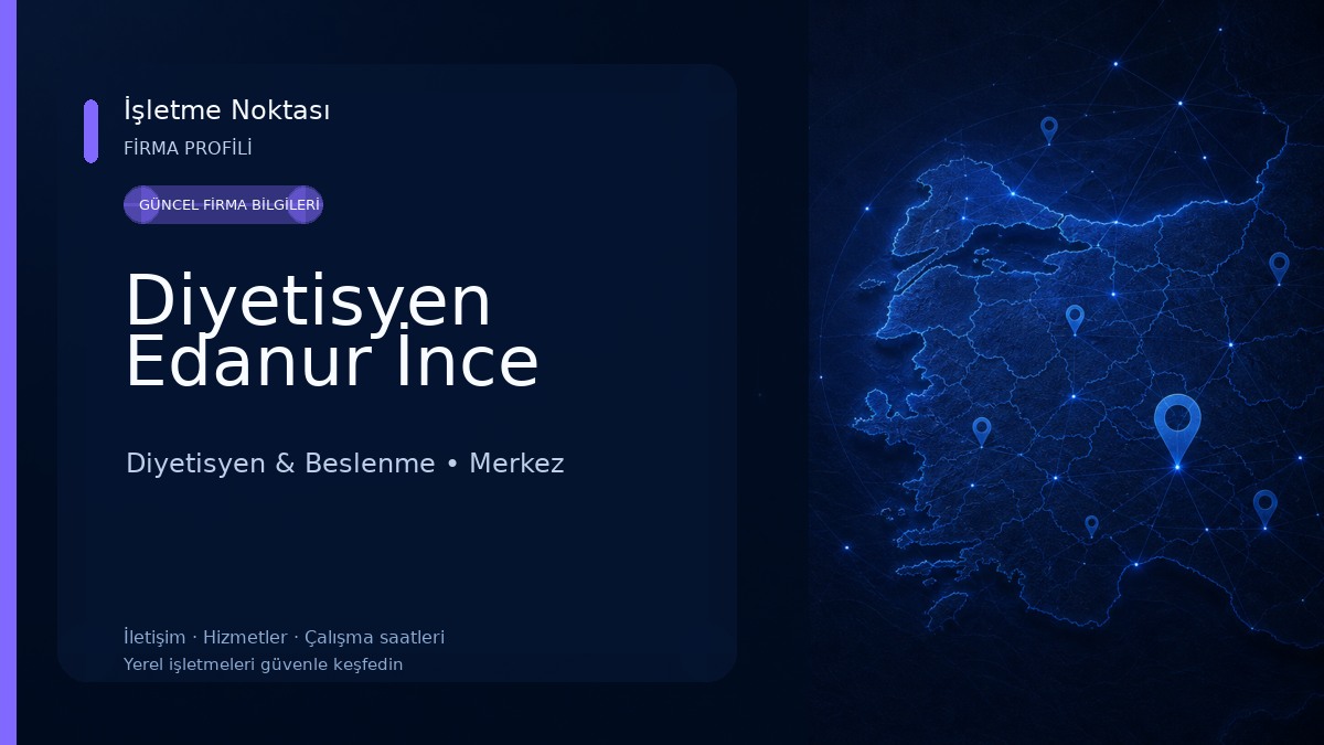 Diyetisyen Edanur İnce 