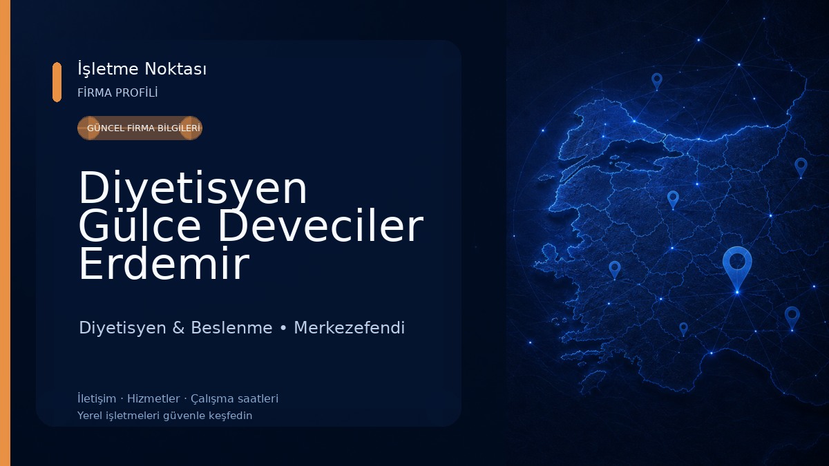 Diyetisyen Gülce Deveciler Erdemir Diyetisyen & Beslenme