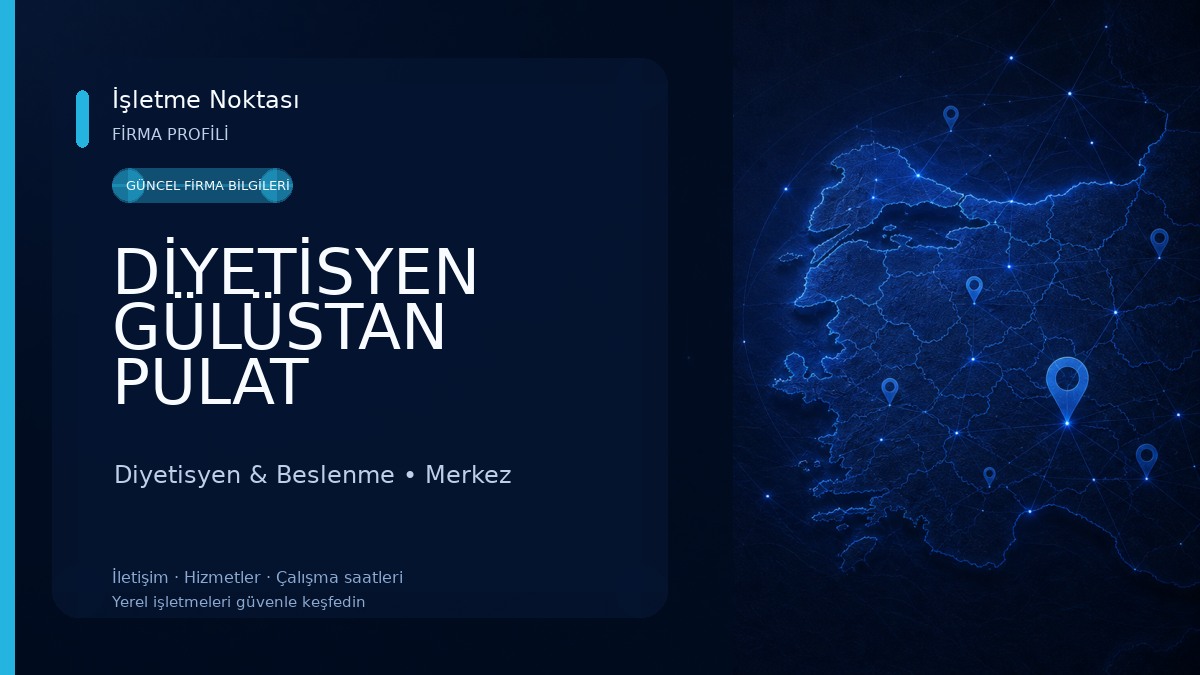 DİYETİSYEN GÜLÜSTAN PULAT 
