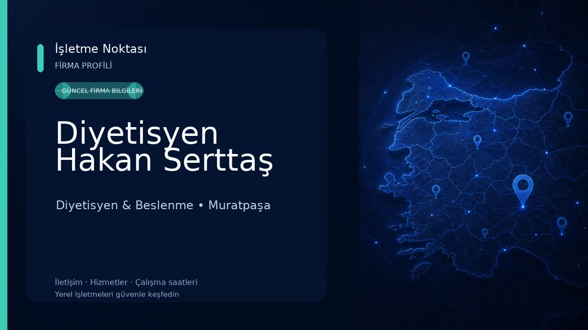 Diyetisyen Hakan Serttaş