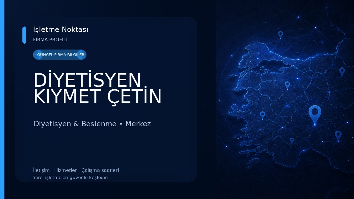 DİYETİSYEN KIYMET ÇETİN 