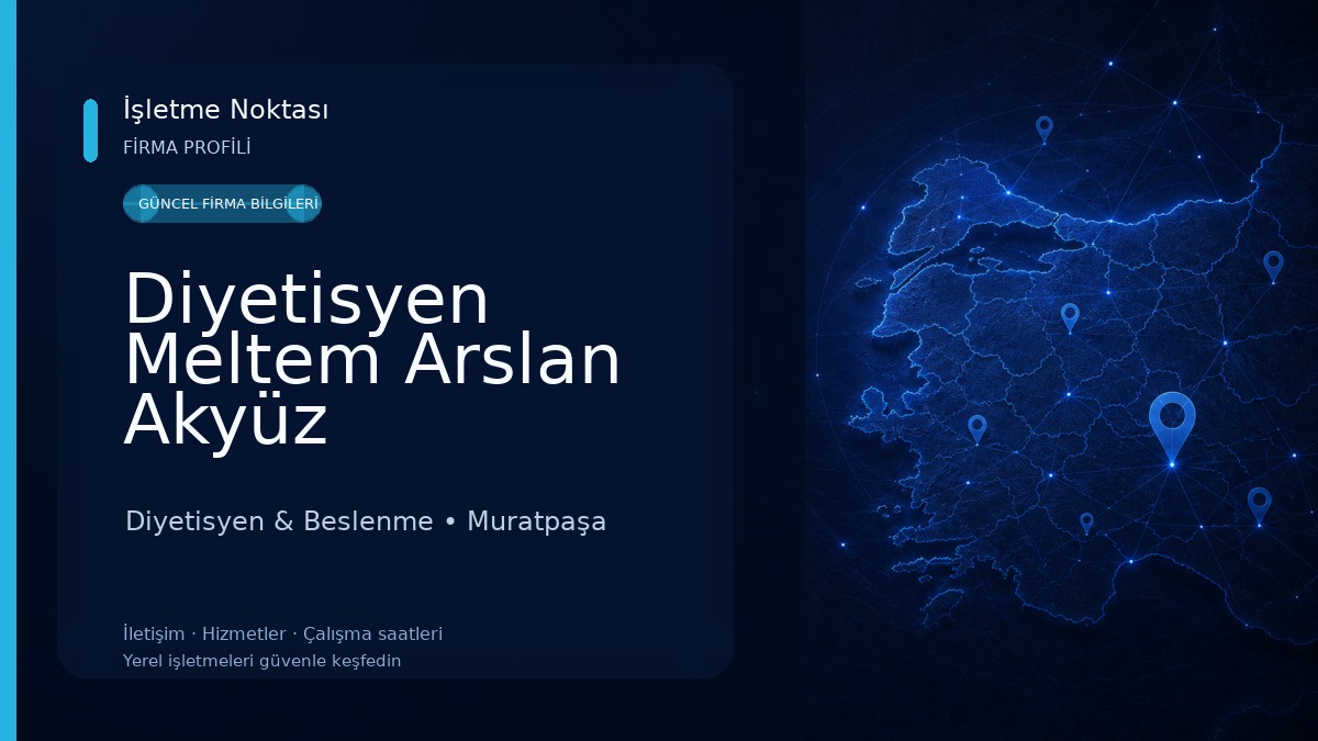 Diyetisyen Meltem Arslan Akyüz Diyetisyen & Beslenme