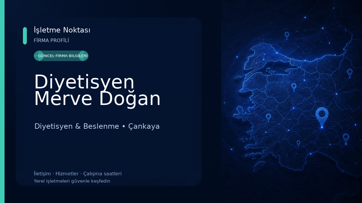 Diyetisyen Merve Doğan Diyetisyen & Beslenme