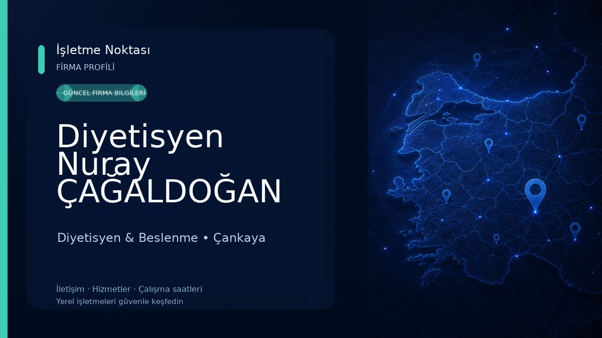 Diyetisyen Nuray ÇAĞALDOĞAN Diyetisyen & Beslenme