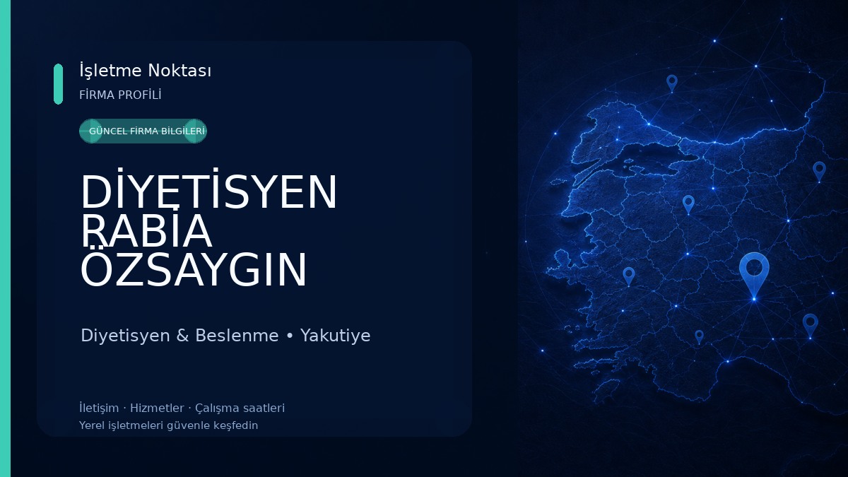DİYETİSYEN RABİA ÖZSAYGIN 