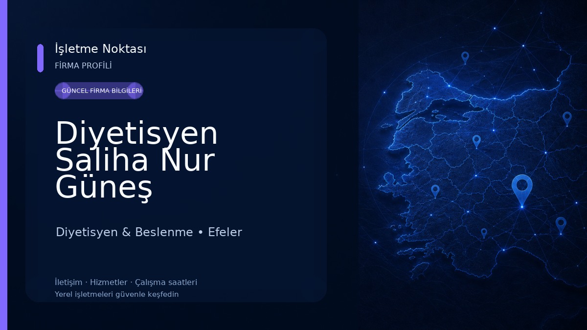 Diyetisyen Saliha Nur Güneş Diyetisyen & Beslenme