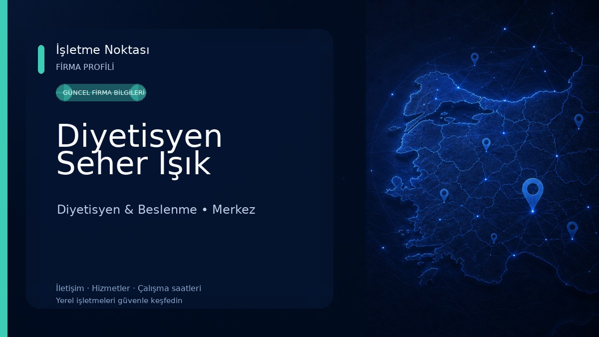 Diyetisyen Seher Işık Diyetisyen & Beslenme