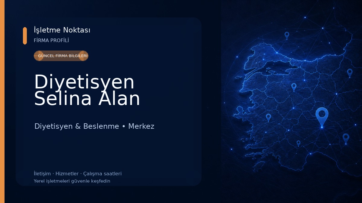 Diyetisyen Selina Alan Diyetisyen & Beslenme