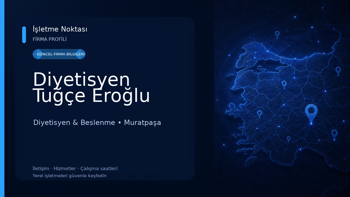 Diyetisyen Tuğçe Eroğlu