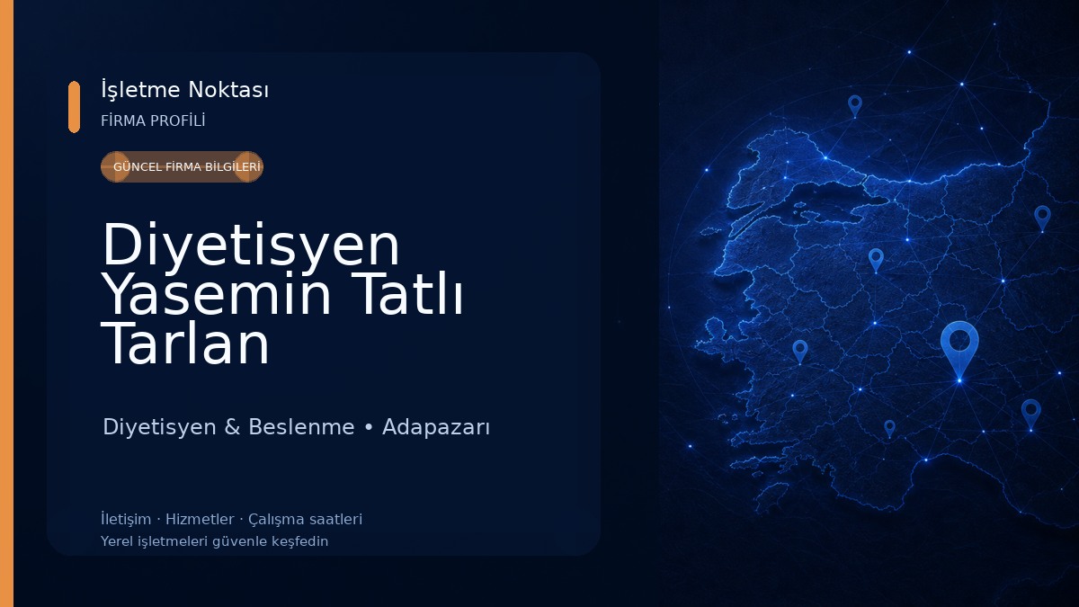 Diyetisyen Yasemin Tatlı Tarlan 