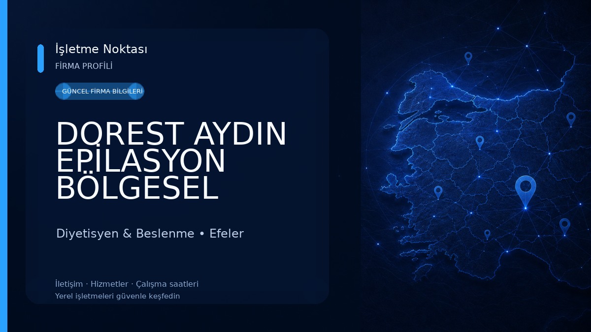 DOREST AYDIN EPİLASYON BÖLGESEL İNCELME CİLT BAKIMI