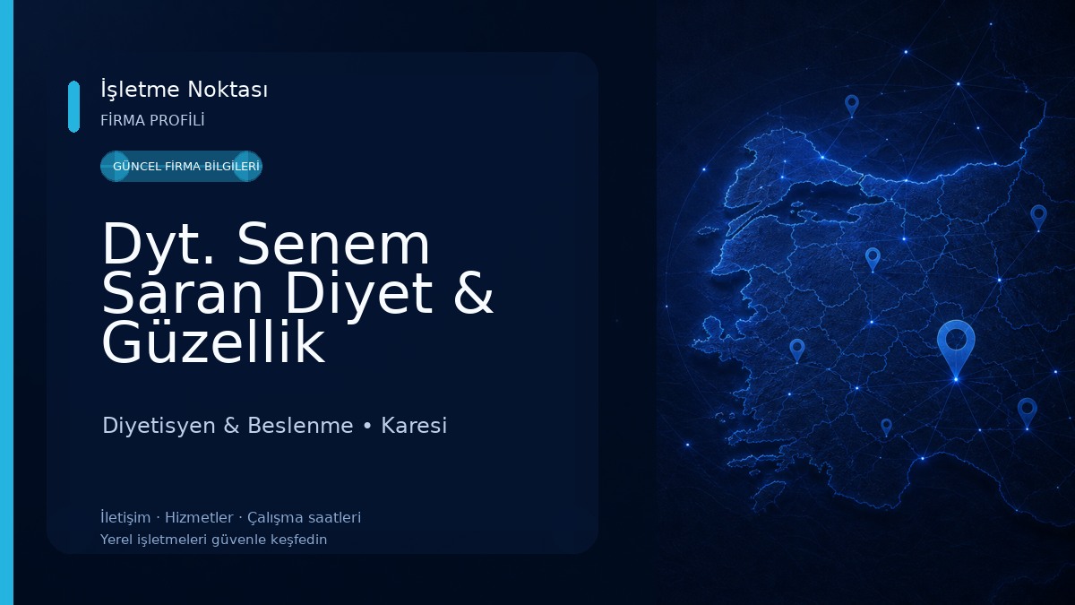 Dyt. Senem Saran Diyet & Güzellik Diyetisyen & Beslenme