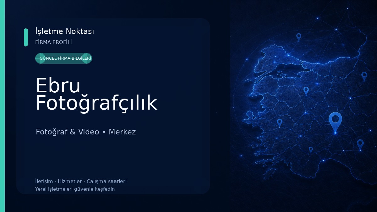 Ebru Fotoğrafçılık Fotoğraf & Video