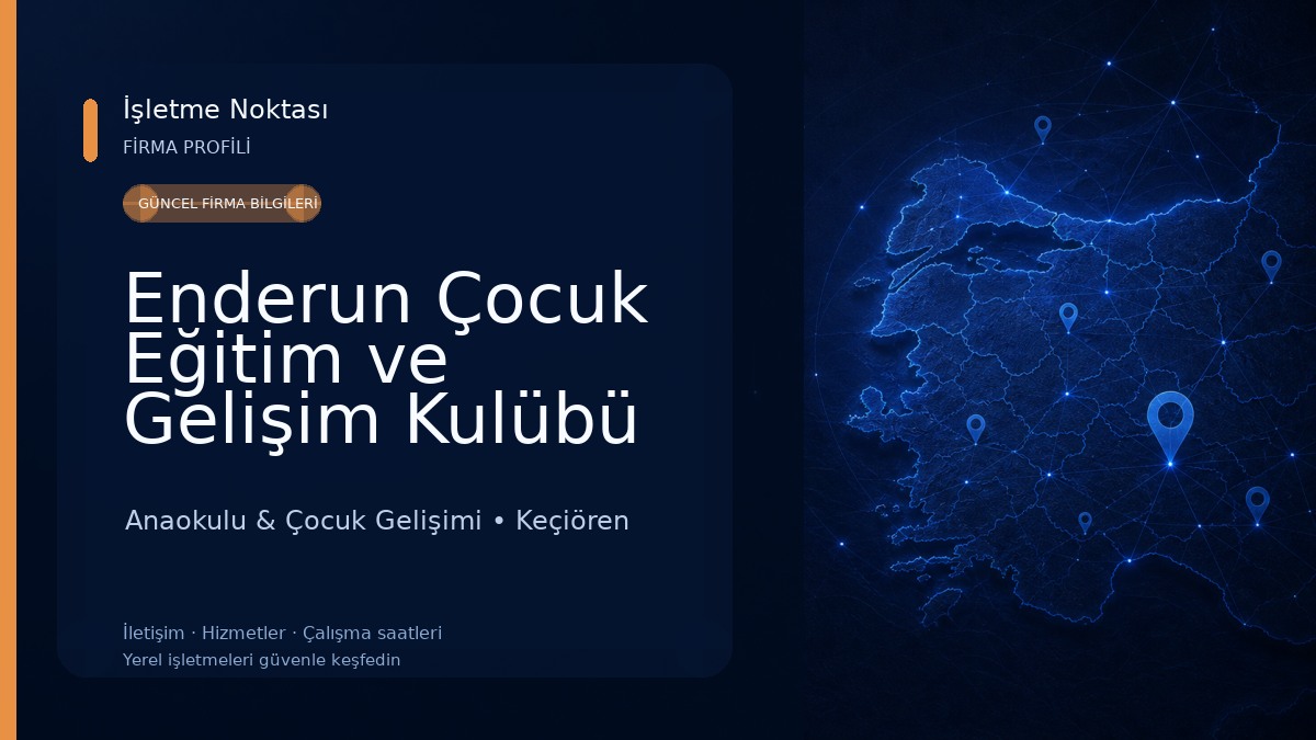 Enderun Çocuk Eğitim ve Gelişim Kulübü Anaokulu & Çocuk Gelişimi