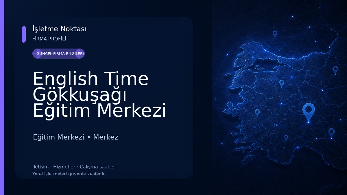 English Time Gökkuşağı Eğitim Merkezi Eğitim Merkezi