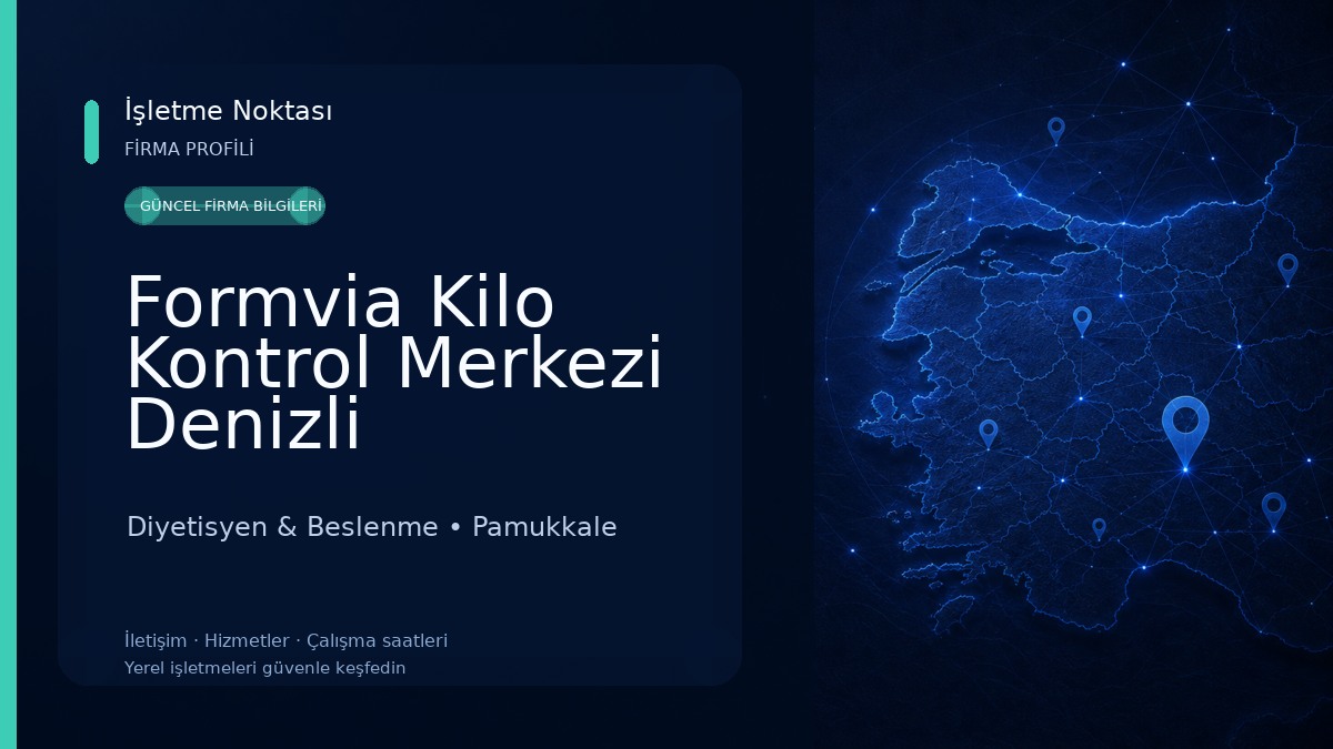 Formvia Kilo Kontrol Merkezi Denizli Diyetisyen & Beslenme