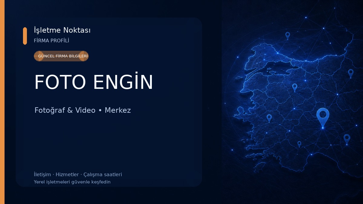 FOTO ENGİN Fotoğraf & Video