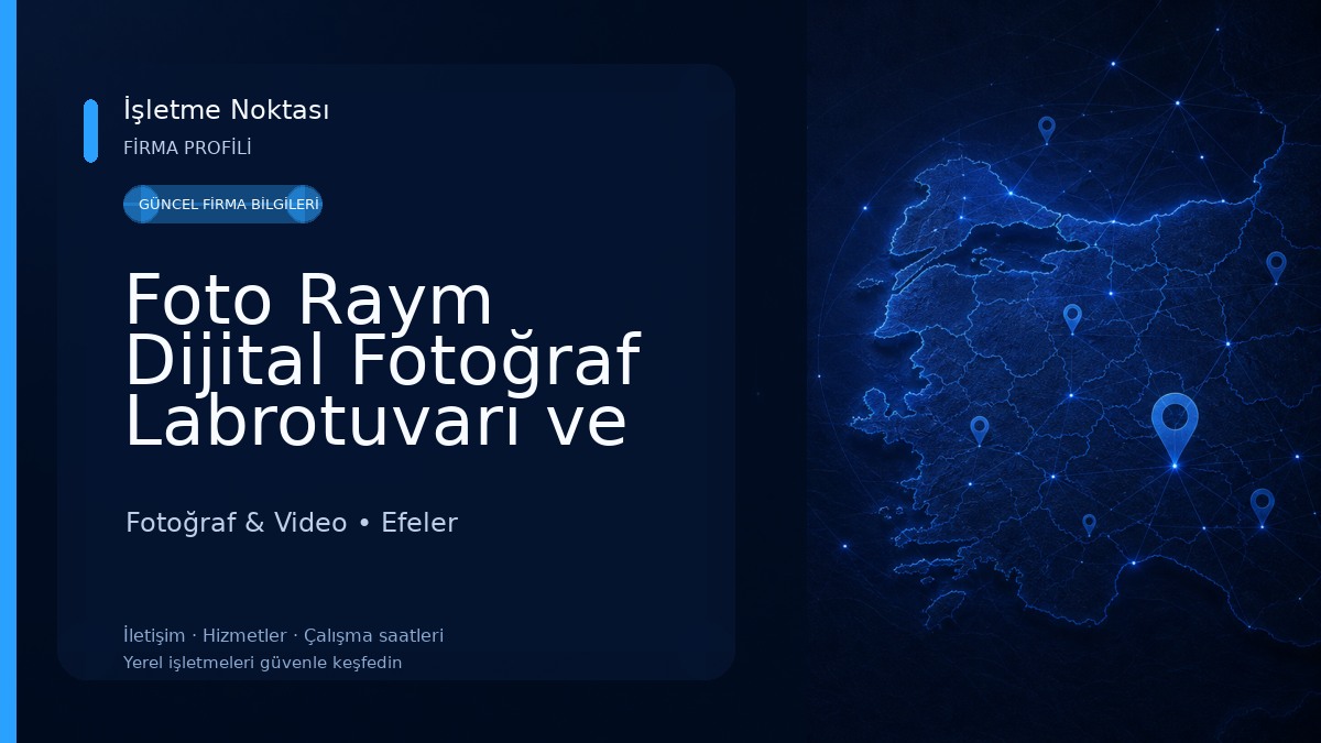 Foto Raym Dijital Fotoğraf Labrotuvarı ve Stüdyosu Fotoğraf & Video