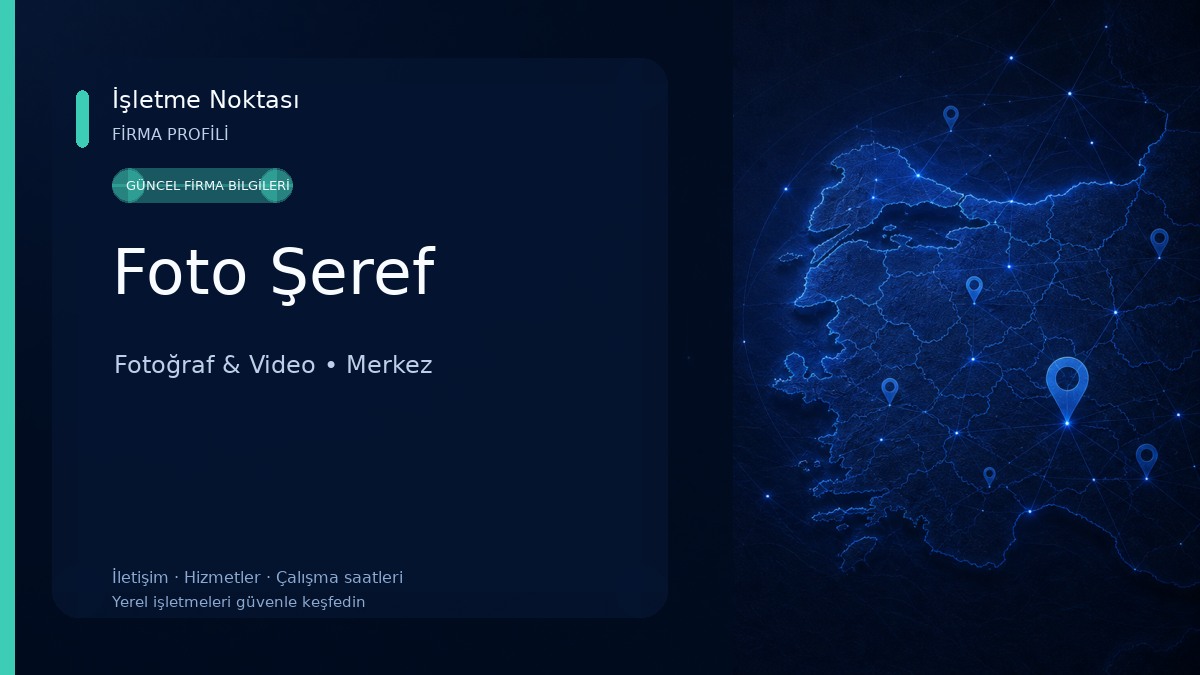 Foto Şeref Fotoğraf & Video