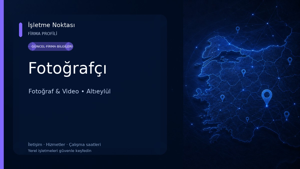 Fotoğrafçı Fotoğraf & Video