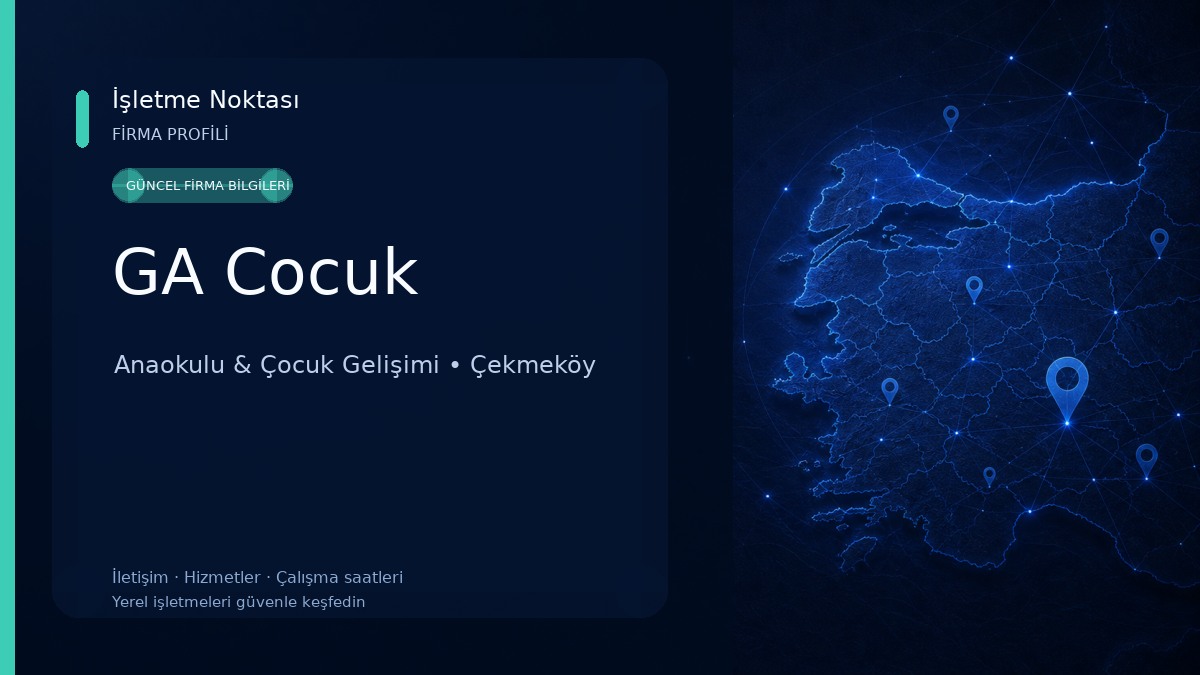 GA Cocuk Anaokulu & Çocuk Gelişimi